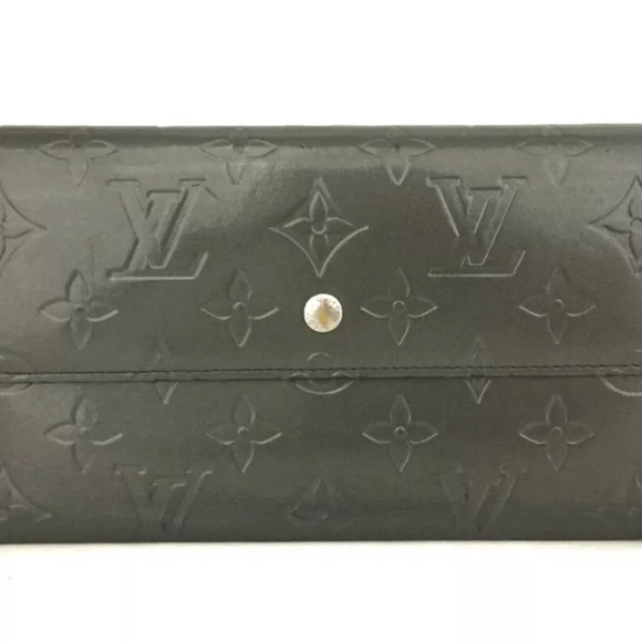 Authentic Louis Vuitton Monogram Mat Porte Tresor International Long Wallet - Picture 9 of 15